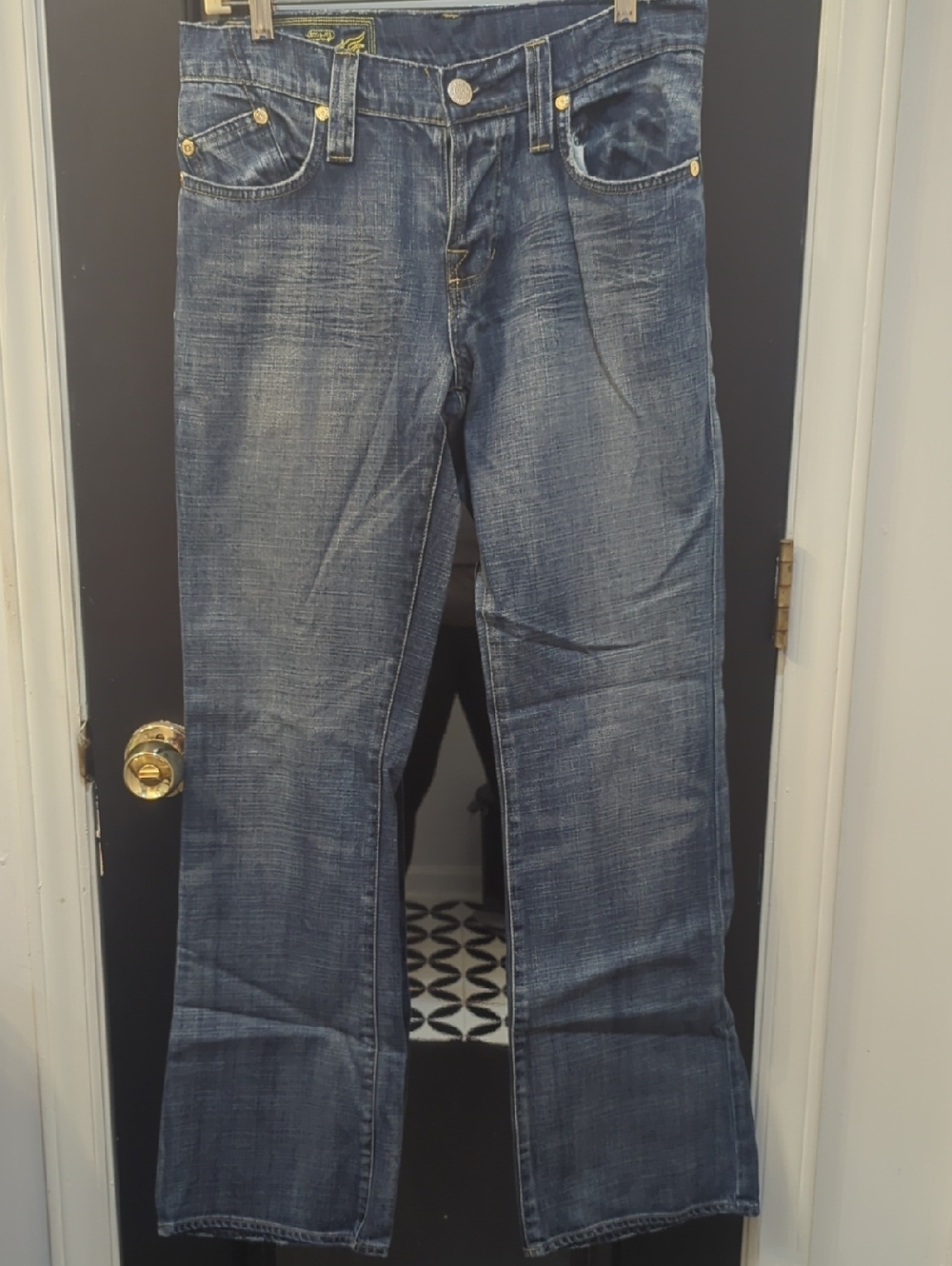 Women's Blue Washed Jeans